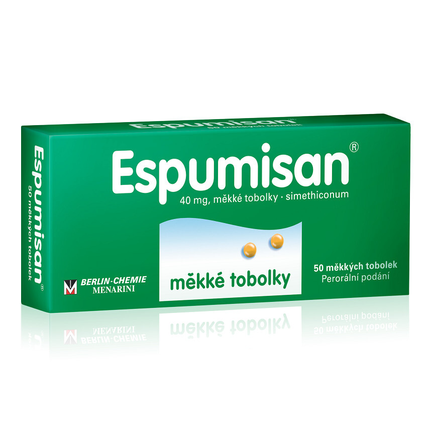 Espumisan 40 mg měkké tobolky 50 ks