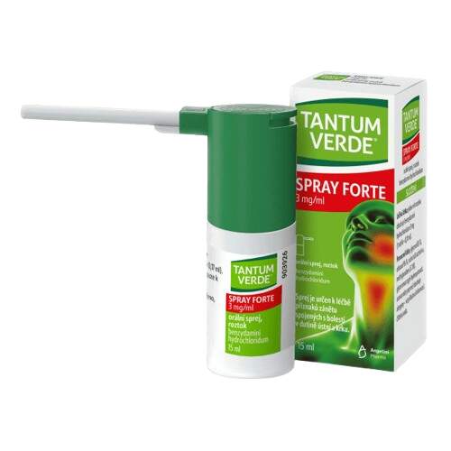 TANTUM VERDE SPRAY FORTE 3 MG/ML ústní sprej 15 ml